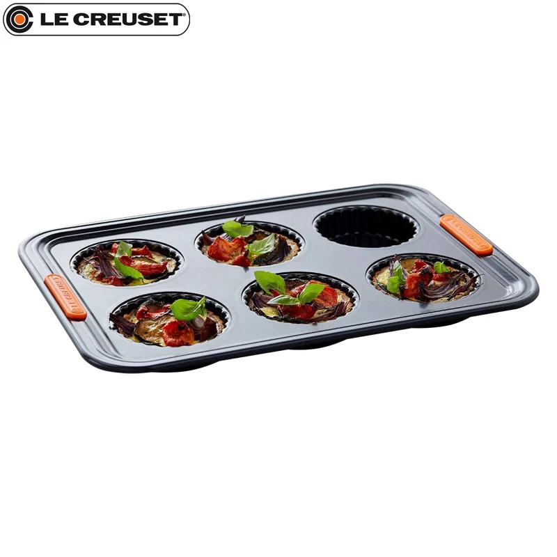 39x27 cm - Forme Speciali Stampo Crostatine Rettangolare 6 Impronte Antiaderente
