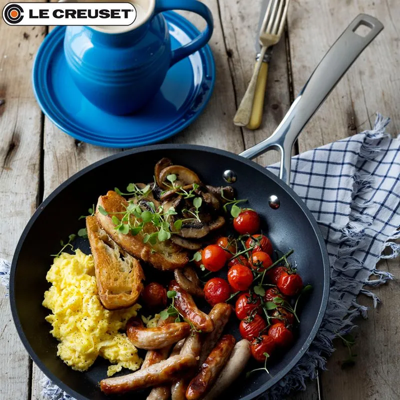 20-26 cm - Les Forgées Set Padelle Antiaderenti In Alluminio - Set 2 Pz