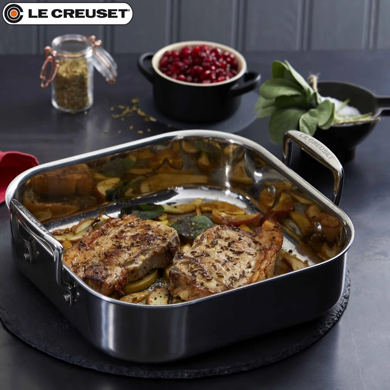 26x26 cm - Teglia Quadrata In Acciaio Inox