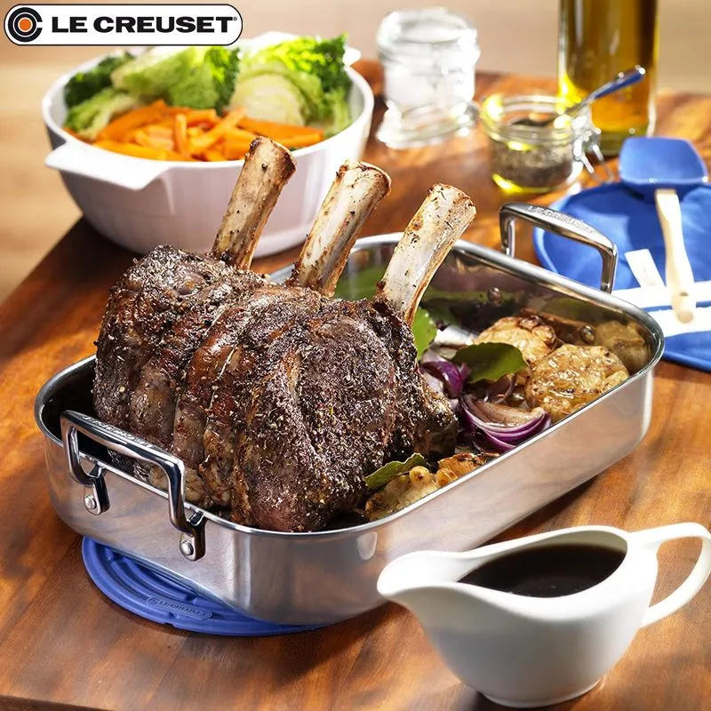 35x25 cm - Arrostiera Rettangolare In Acciaio Inox