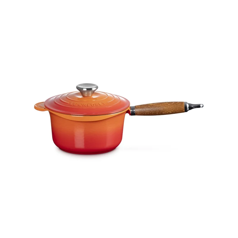 18 cm - Casseruola Bassa Con Manico Lungo In Ghisa