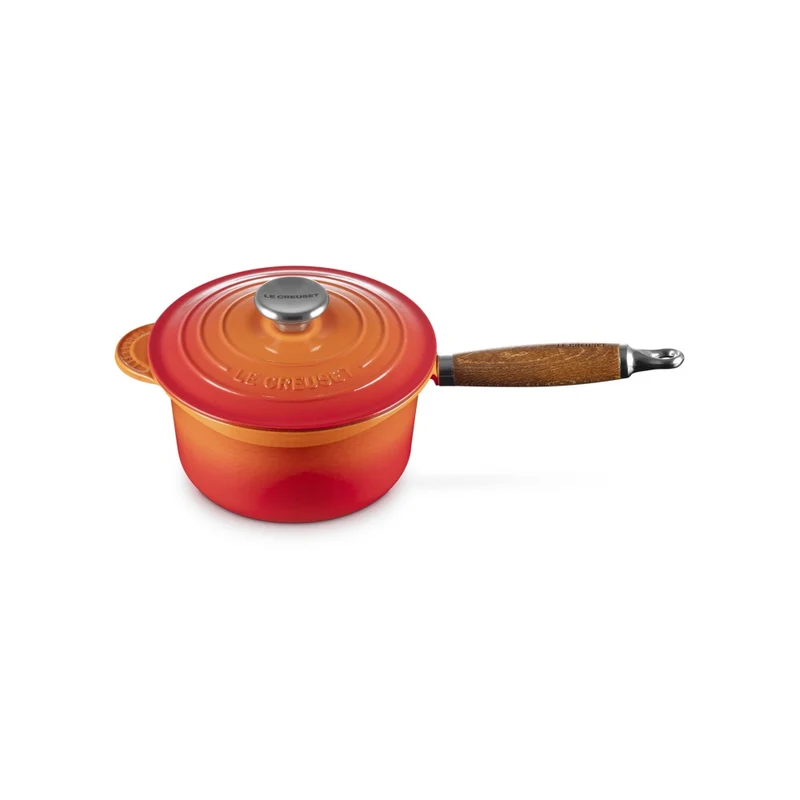 18 cm - Casseruola Bassa Con Manico Lungo In Ghisa