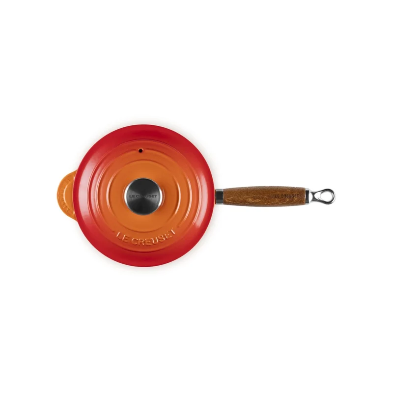 18 cm - Casseruola Bassa Con Manico Lungo In Ghisa