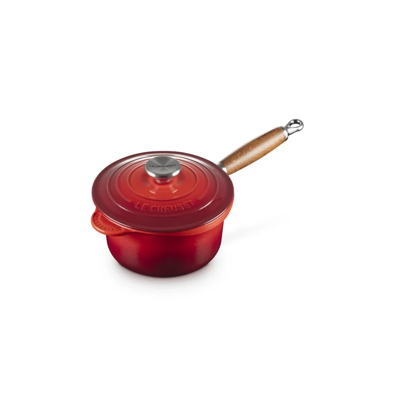 18 cm - Casseruola Bassa Con Manico Lungo In Ghisa
