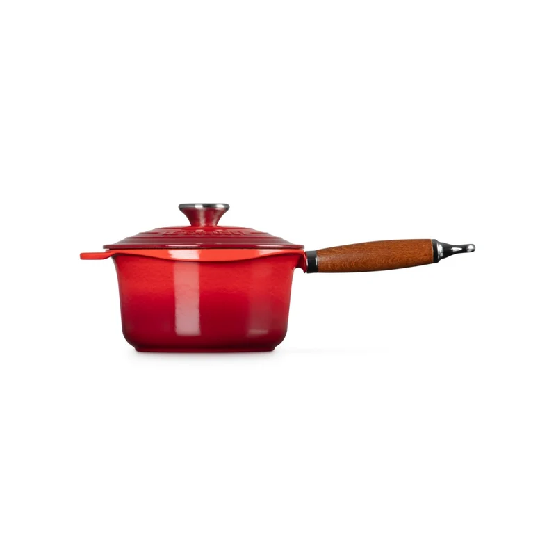 18 cm - Casseruola Bassa Con Manico Lungo In Ghisa
