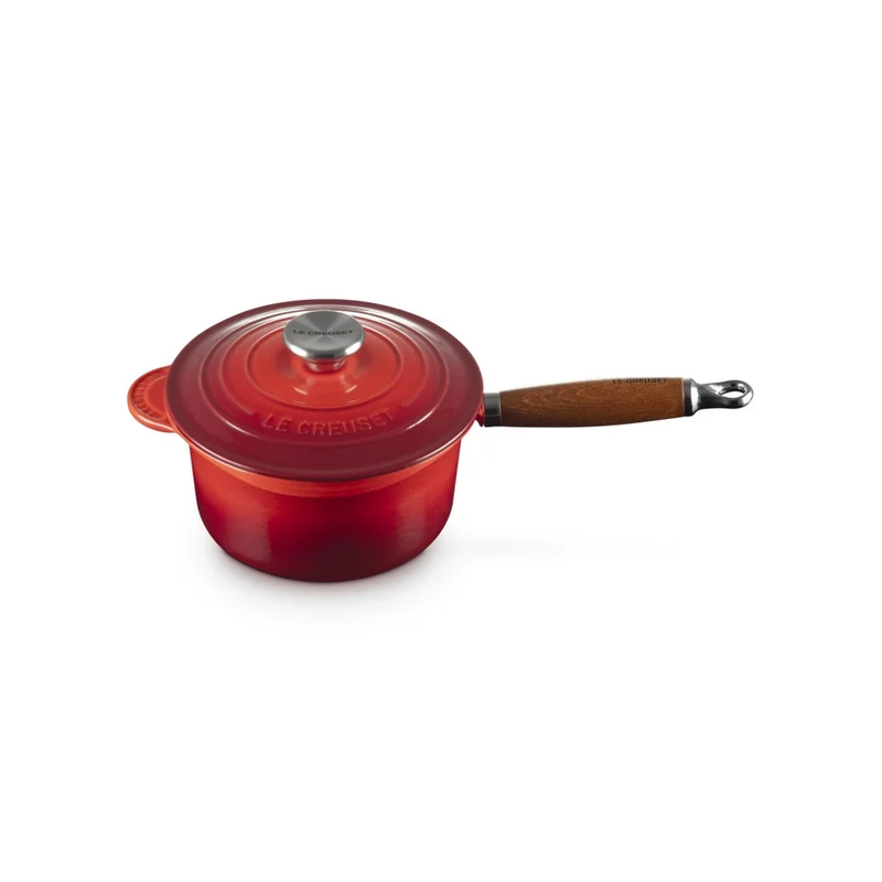 18 cm - Casseruola Bassa Con Manico Lungo In Ghisa