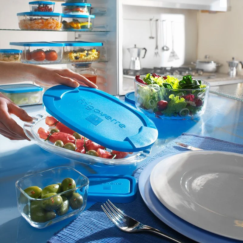 Frigoverre Classic Contenitore Per Alimenti Piatto Ovale In Vetro