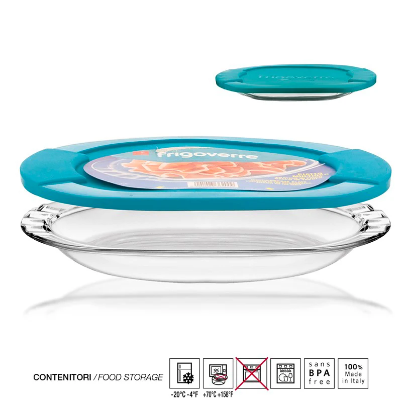 Frigoverre Classic Contenitore Per Alimenti Piatto Ovale In Vetro