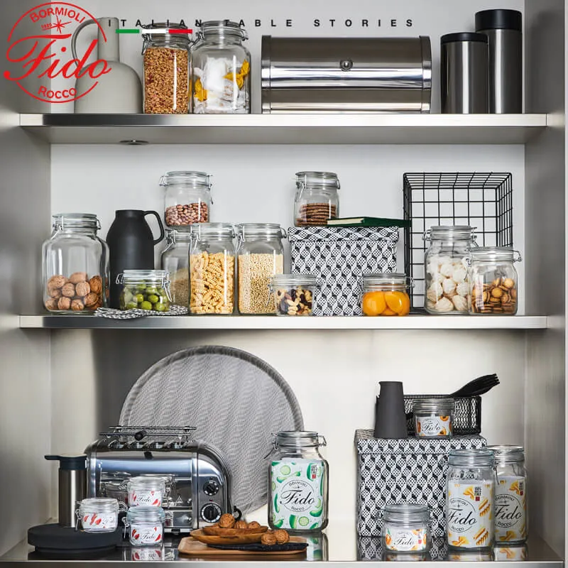 Fido Set Vasetti Ermetici In Vetro - Set 3 Pz