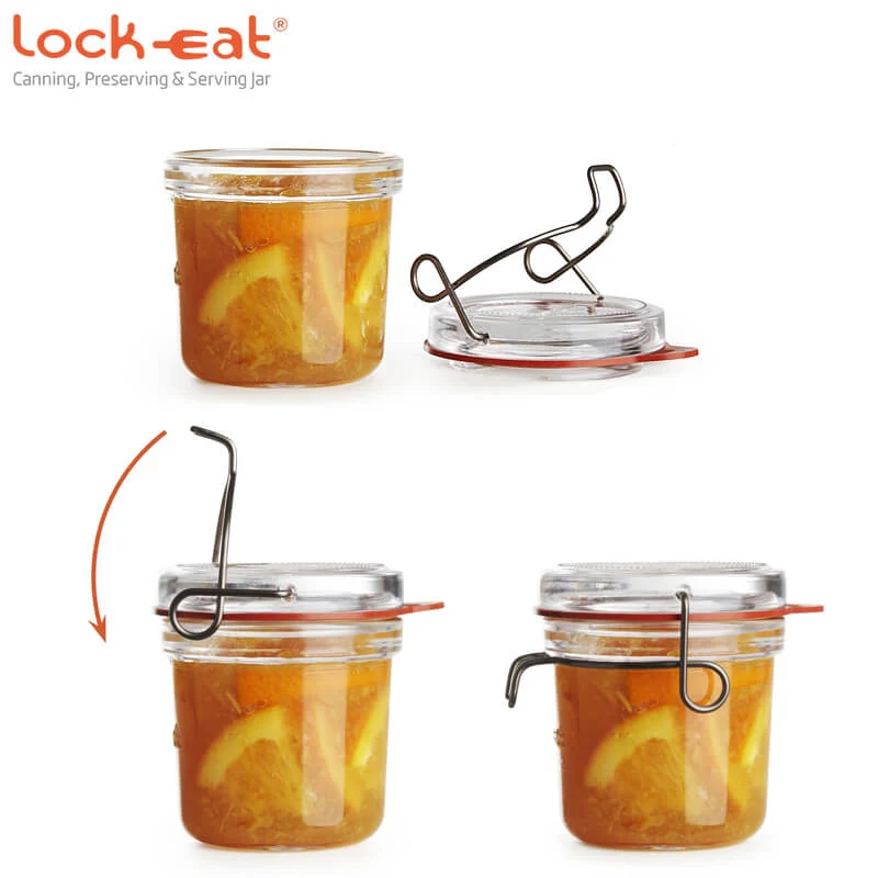 8 cm - Lock Eat Guarnizione Per Terrina In Gomma - Set 6 Pz