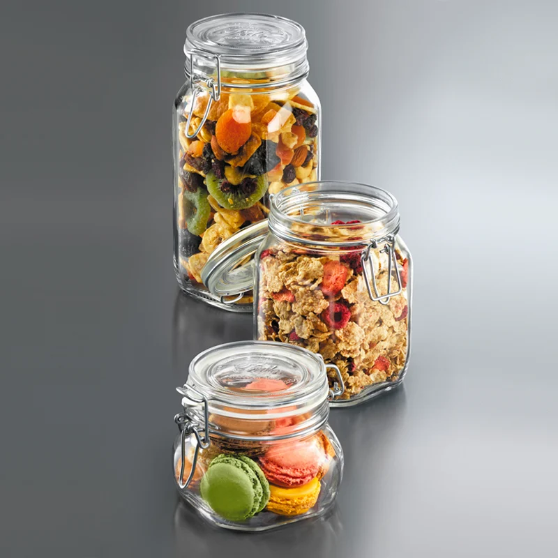 75 cl - Fido Vasetto Ermetico In Vetro - Set 6 Pz