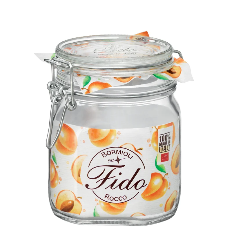 75 cl - Fido Vasetto Ermetico In Vetro - Set 6 Pz