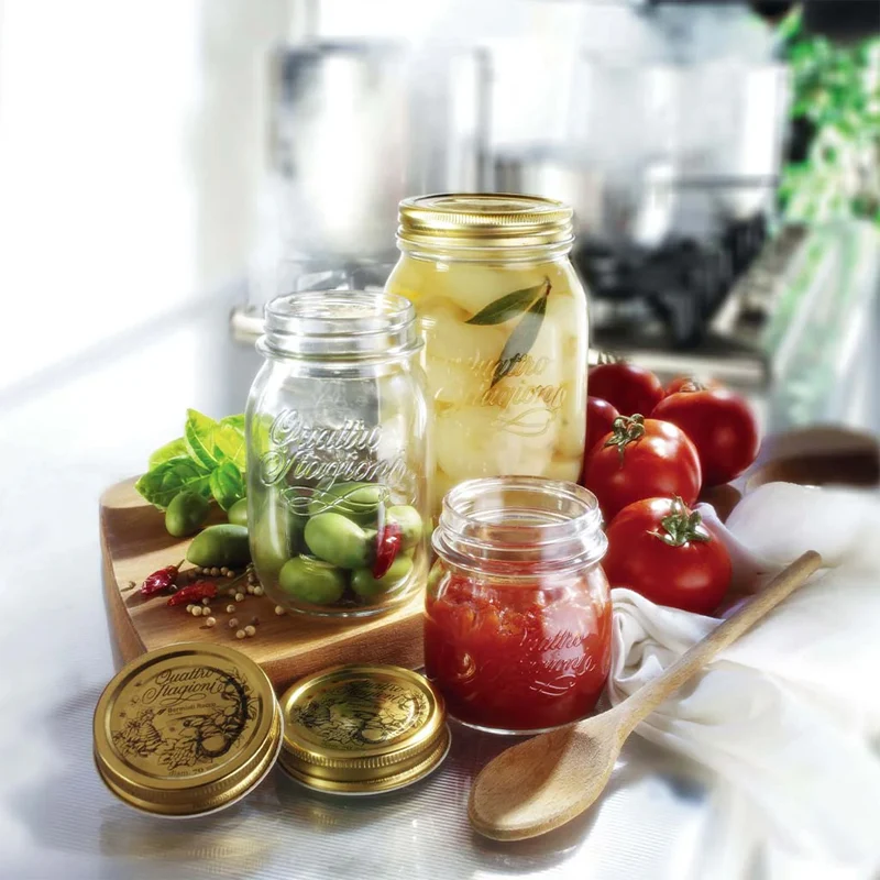 50 cl - Quattro Stagioni Vasetto Con Ricettario - Set 6 Pz