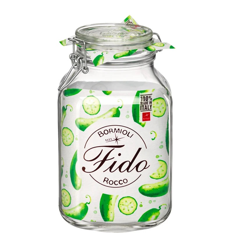 300 cl - Fido Vasetto Ermetico In Vetro - Set 6 Pz