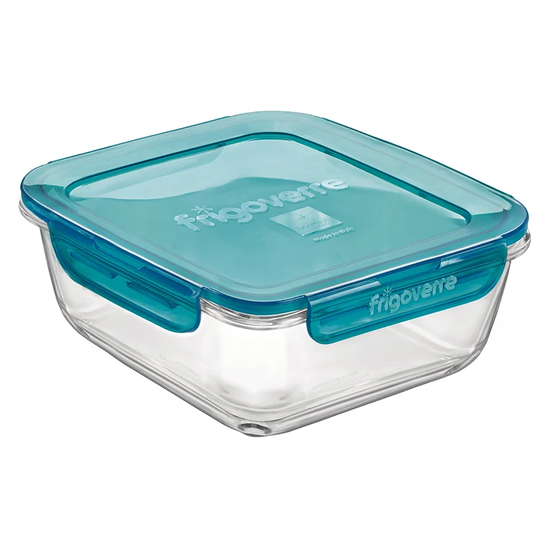 18x18 cm - Frigoverre Evolution Contenitore Per Alimenti Ermetico In Vetro Temperato