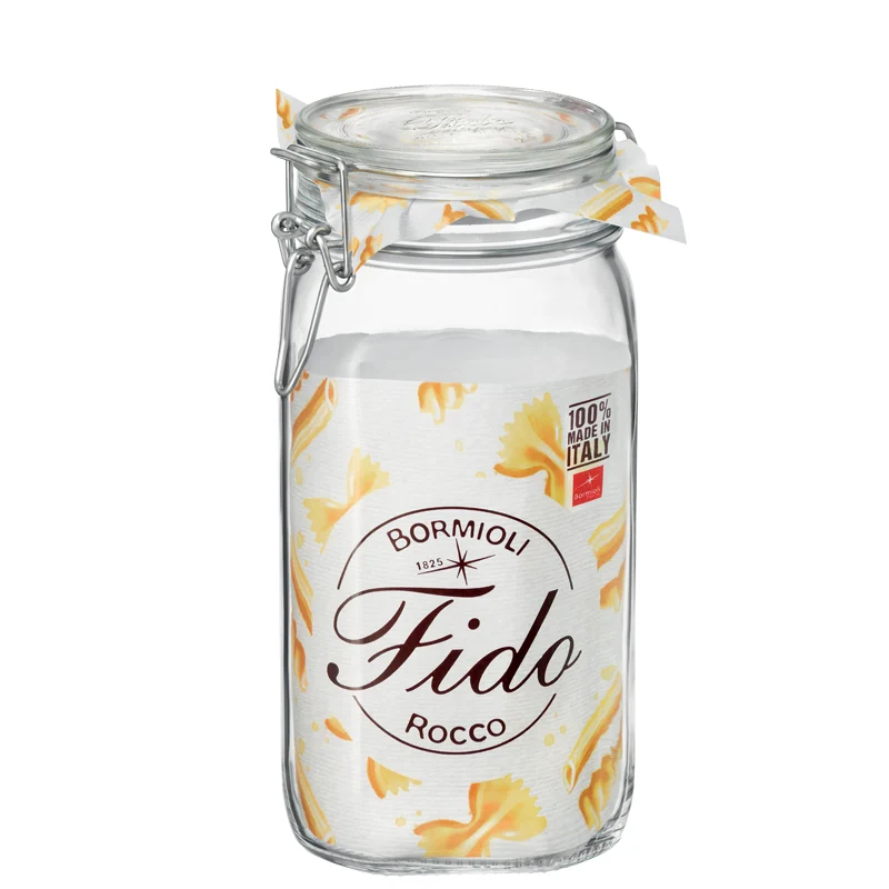 150 cl - Fido Vasetto Ermetico In Vetro - Set 6 Pz