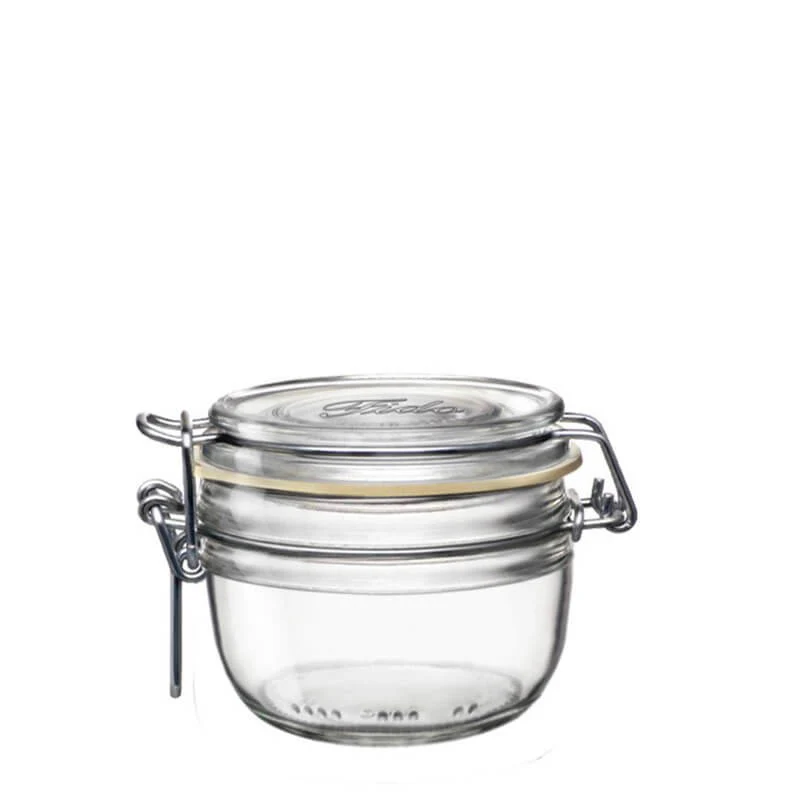 12.5 cl - Fido Vasetto Ermetico Cilindrico In Vetro - Set 12 Pz