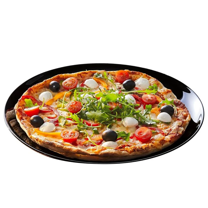 32 cm - Evolution Piatto Pizza In Vetro Opale - Set 6 Pz