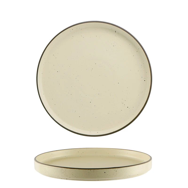 21 cm - Selas Piatto Piano In Porcellana - Set 4 Pz