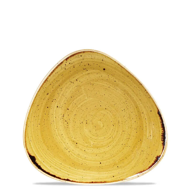 22.9 cm - Stonecast Piatto Piano Triangolare In Porcellana Vetrificata