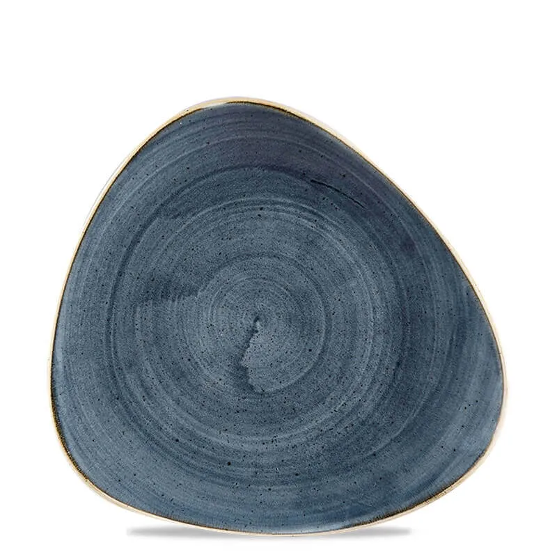 26.5x26.5 cm - Stonecast Piatto Piano Triangolare In Porcellana Vetrificata