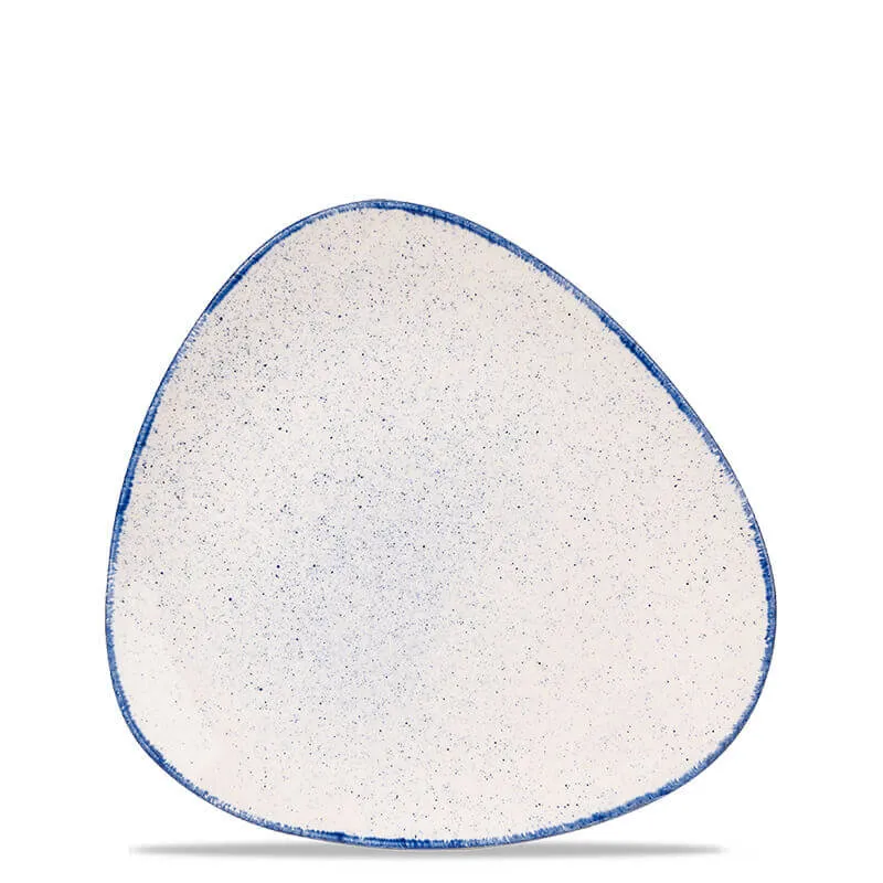 26.5x26.5 cm - Stonecast Piatto Piano Triangolare In Porcellana Vetrificata