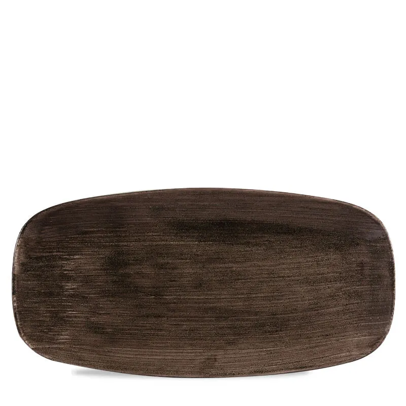 29.5x15.3 cm - Stonecast Piatto Vassoio Rettangolare In Porcellana Vetrificata