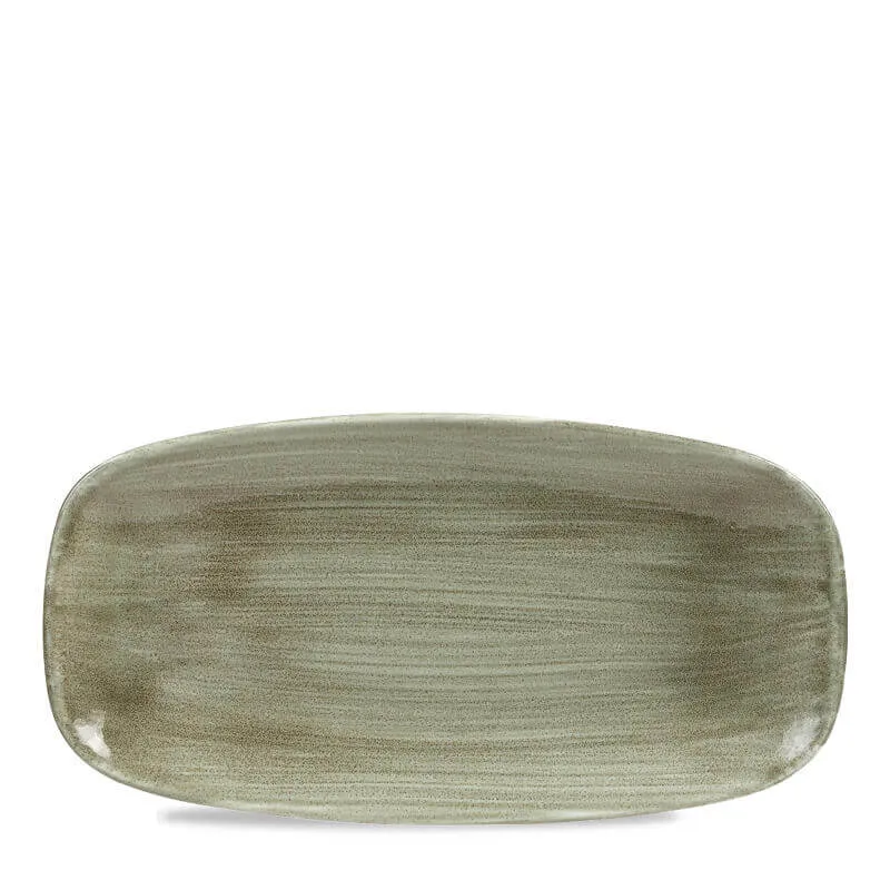 29.5x15.3 cm - Stonecast Piatto Vassoio Rettangolare In Porcellana Vetrificata