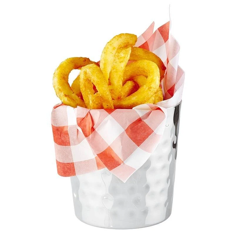8.5 cm - Tableware Buffet & Display Cestello Porta Snack In Acciaio Inox