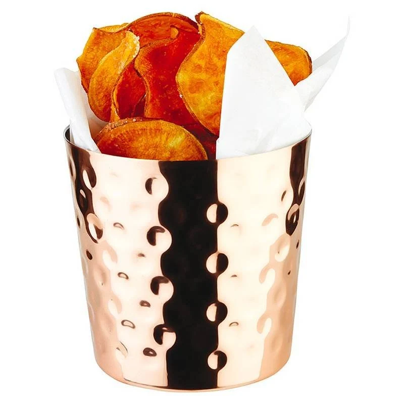 8.5 cm - Tableware Buffet & Display Cestello Porta Snack In Acciaio Inox