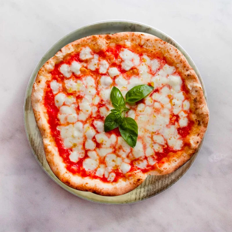 33 cm - Flour Piatto Pizza In Porcellana - Set 6 Pz