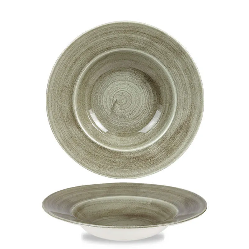 28 cm - Stonecast Piatto Pasta Rotondo In Porcellana Vetrificata