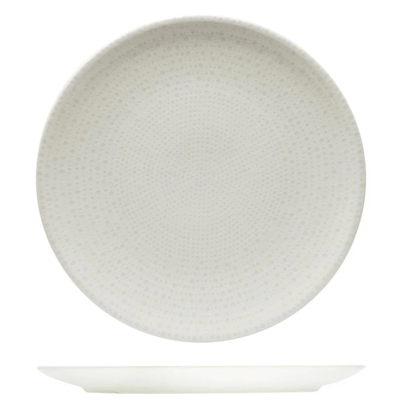 21 cm - Nail Piatto Frutta Dessert In Porcellana - Set 12 Pz