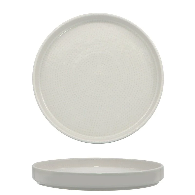 20 cm - Nail Piatto Piano In Porcellana - Set 6 Pz