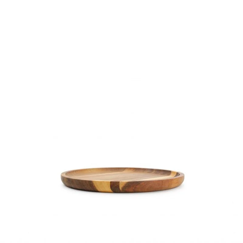 20 cm - Vassoio Rotondo In Legno