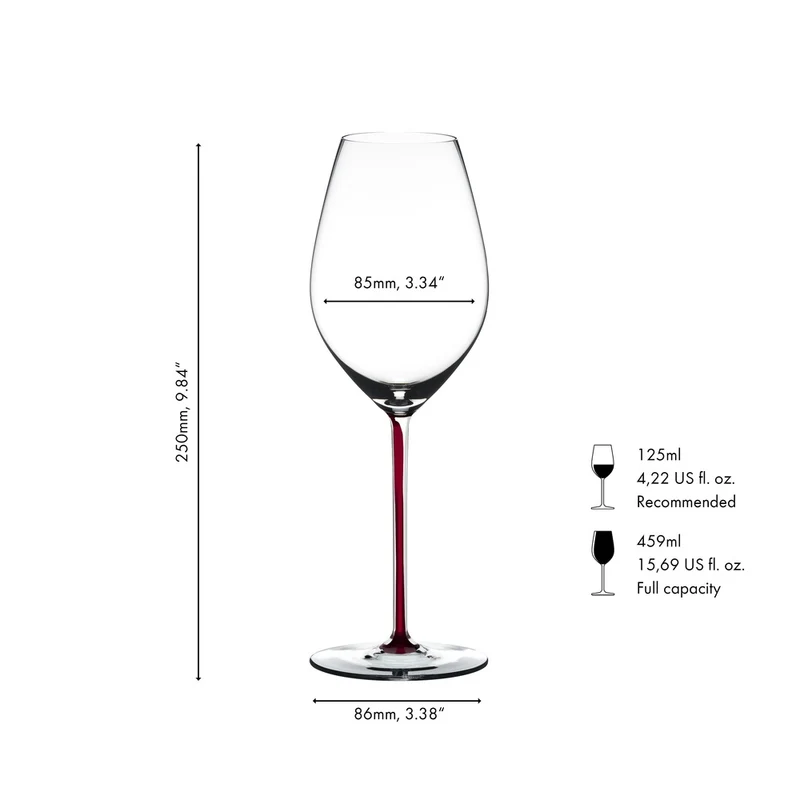 44.5 cl - Fatto A Mano Calice Degustazione Champagne in Vetro