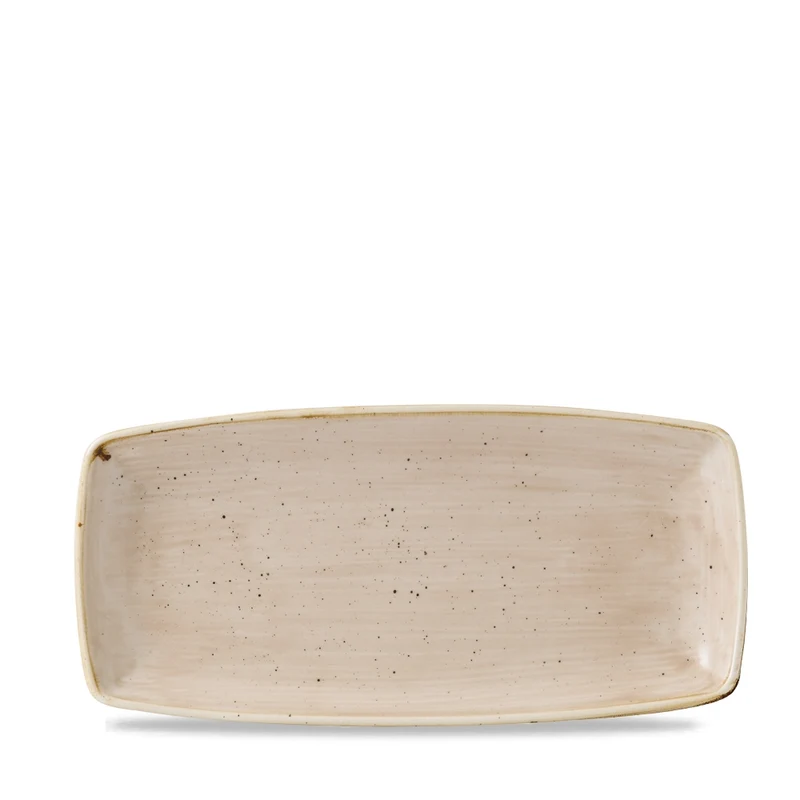 29.5x15 cm - Stonecast Piatto Vassoio Rettangolare In Porcellana Vetrificata