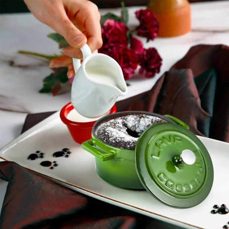 12 cm - Cast Iron Cookware Casseruola In Ghisa