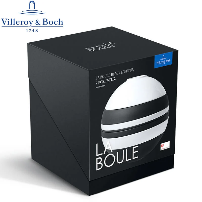 La Boule Servizio Piatti In Porcellana - Set 7 Pz