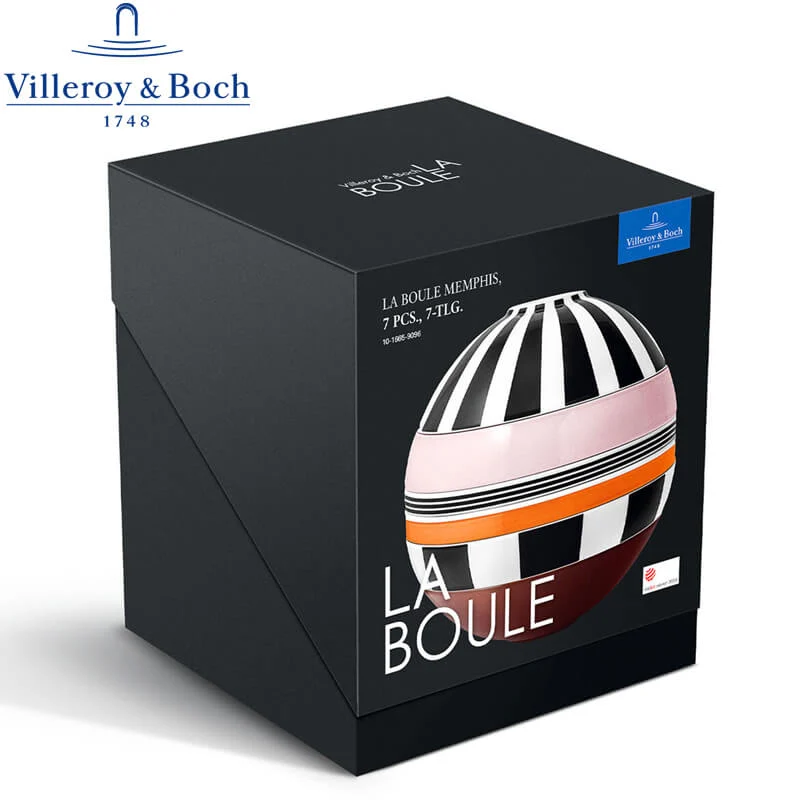 La Boule Servizio Piatti In Porcellana - Set 7 Pz