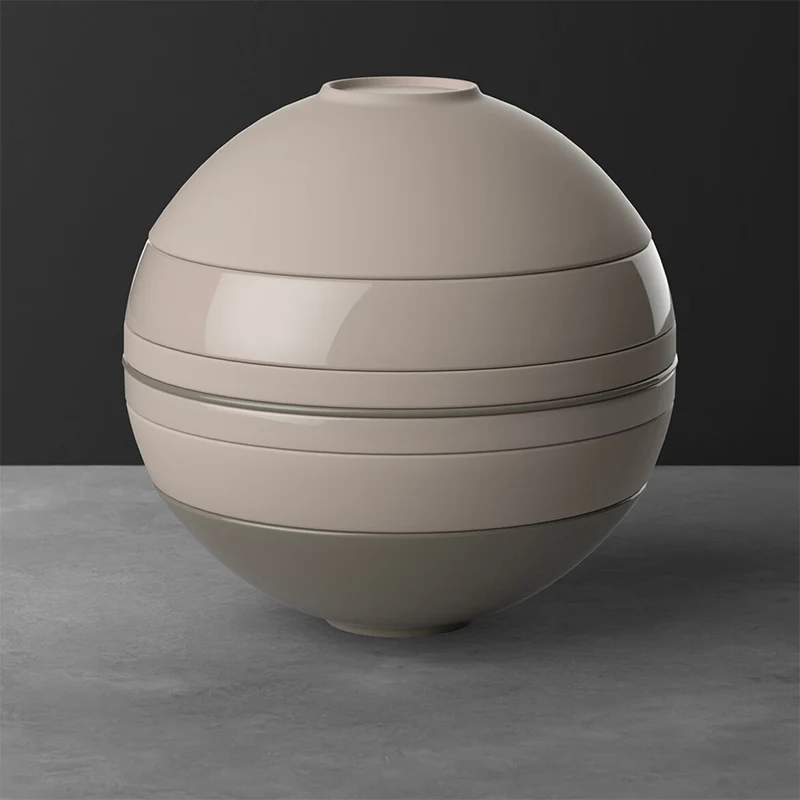 La Boule Servizio Piatti In Porcellana - Set 7 Pz