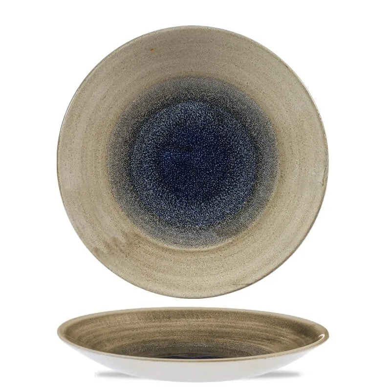 25.5 cm - Stonecast Piatto Fondo Rotondo In Porcellana Vetrificata