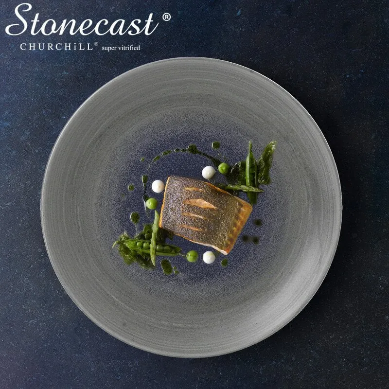 25.5 cm - Stonecast Piatto Fondo Rotondo In Porcellana Vetrificata