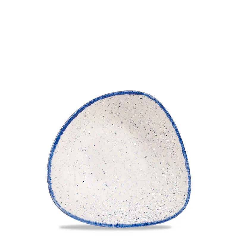 15.3x15.3 cm - Stonecast Piatto Fondo Triangolare In Porcellana Vetrificata