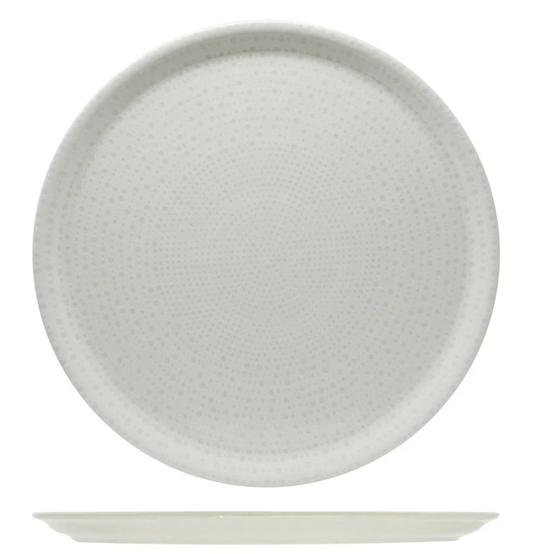 33 cm - Nail Piatto Pizza In Porcellana - Set 6 Pz