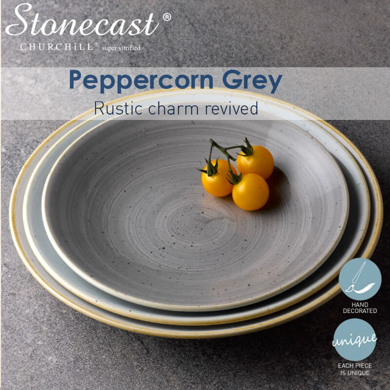 Stonecast Servizio Piatti In Porcellana Vetrificata - Set 12 Pz