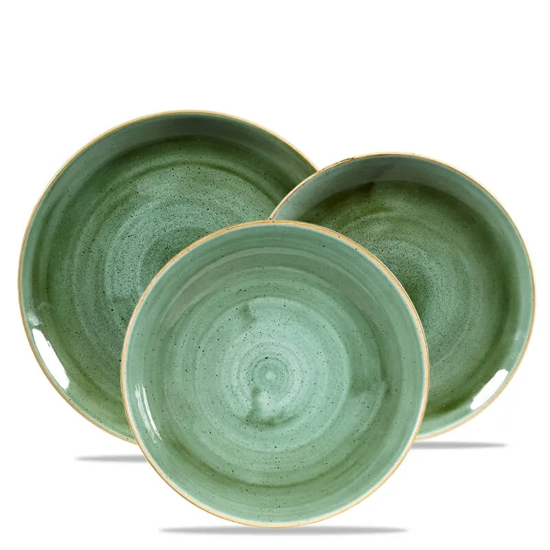 Stonecast Servizio Piatti In Porcellana Vetrificata - Set 12 Pz