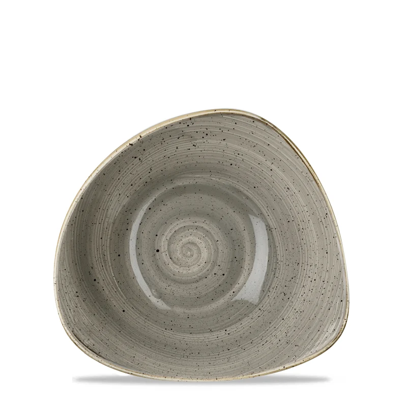 Stonecast Servizio Piatti Triangolare In Porcellana Vetrificata - Set 12 Pz