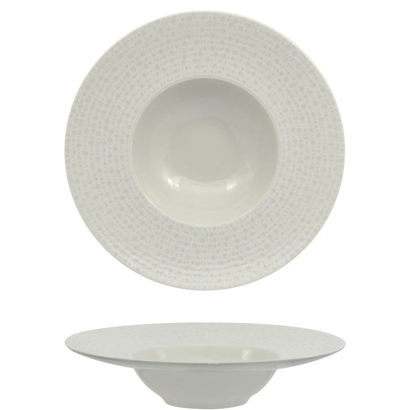 27.5 cm - Nail Piatto Pasta In Porcellana - Set 6 Pz