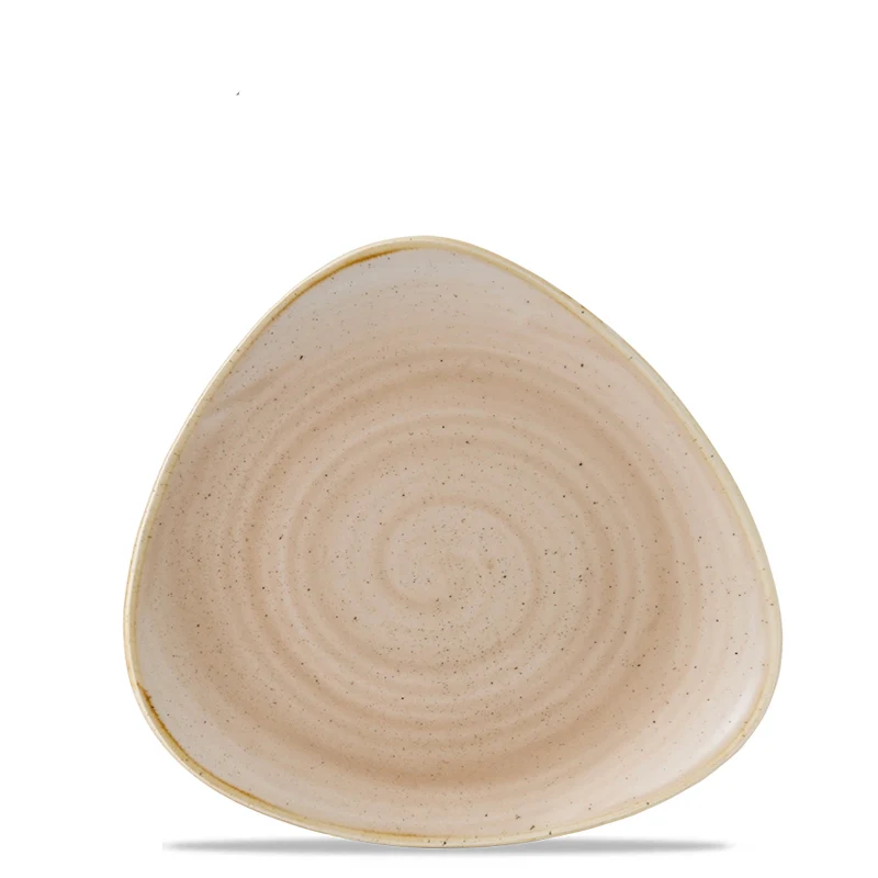 19.2x19.2 cm - Stonecast Piatto Piano Triangolare In Porcellana Vetrificata